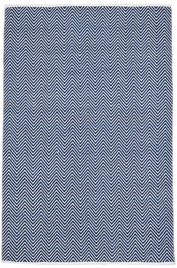 Spirit Chevron Navy Rug