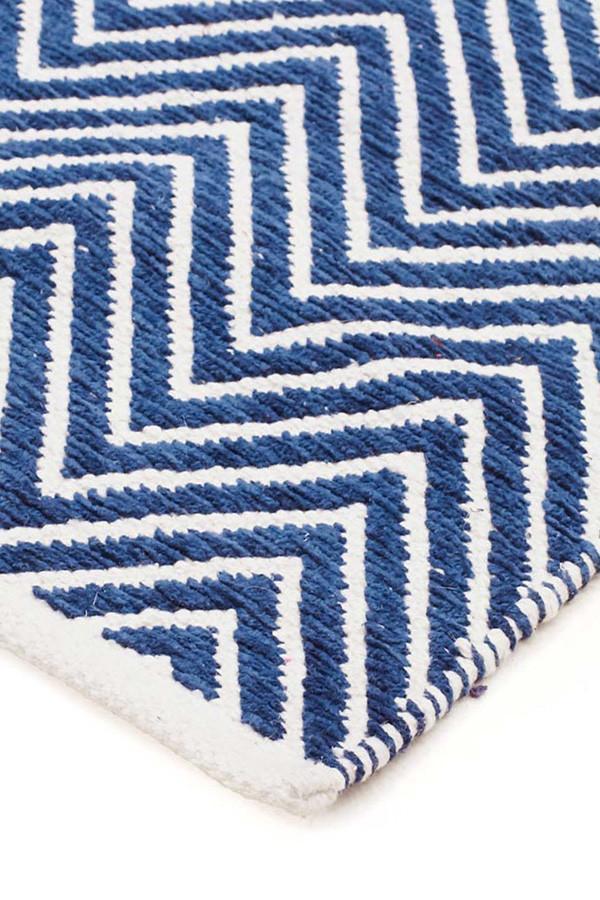 Spirit Chevron Navy Rug