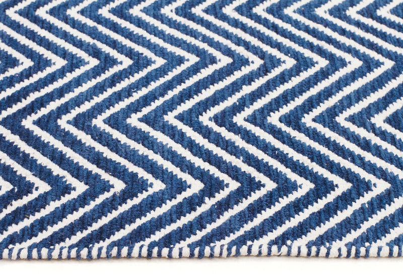 Spirit Chevron Navy Rug