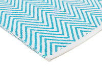 Spirit Chevron Turquoise Rug