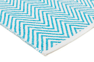 Spirit Chevron Turquoise Rug