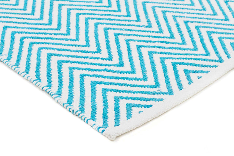 Spirit Chevron Turquoise Rug