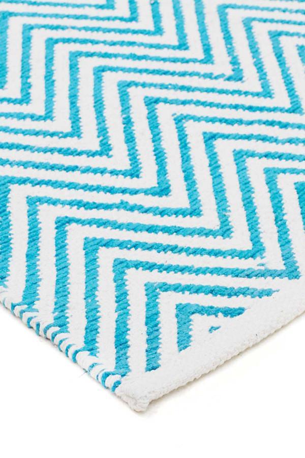 Spirit Chevron Turquoise Rug