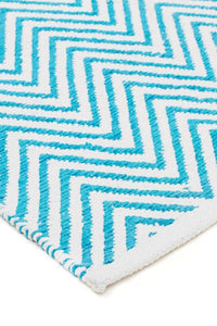 Spirit Chevron Turquoise Rug