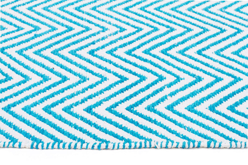 Spirit Chevron Turquoise Rug