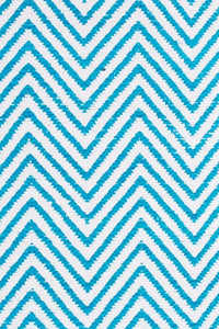Spirit Chevron Turquoise Rug
