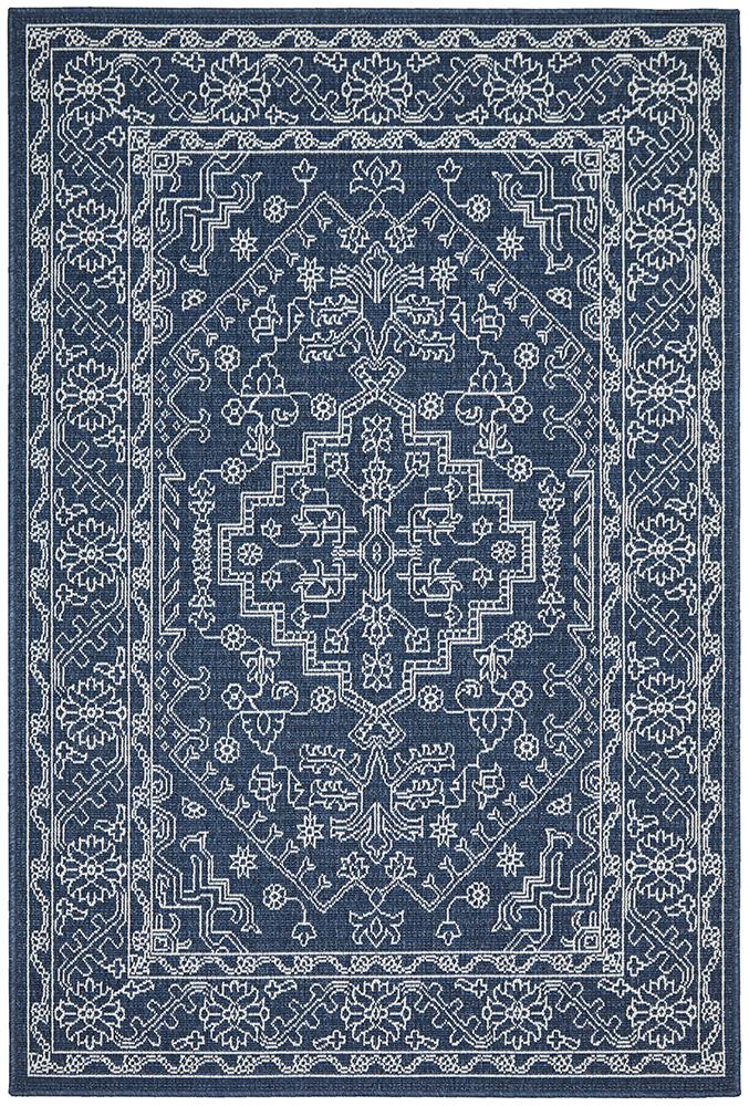 Seaside 5555 Navy Rug