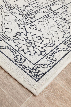 Seaside 5555 White Rug