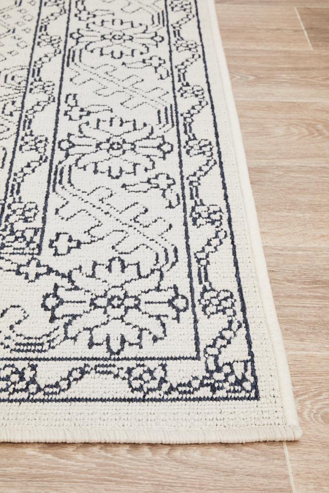 Seaside 5555 White Rug