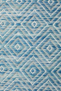 Terrace Clara Diamond Rug Blue