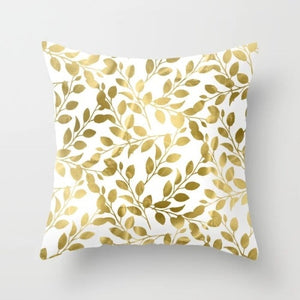 Golden Leaf 9-Throw Pillows