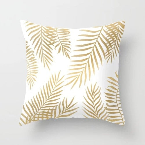 Golden Leaf 5-Throw Pillows