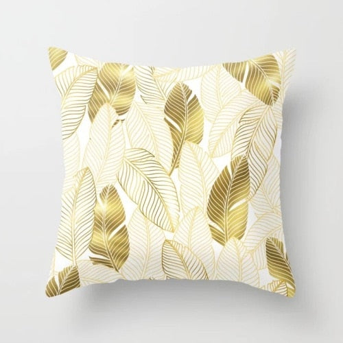 Golden Leaf 6-Throw Pillows