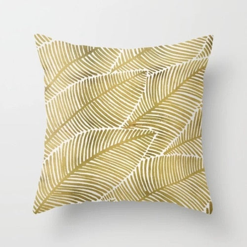 Golden Leaf 2-Throw Pillows