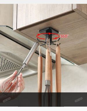 Kitchen hook organizer- No drill