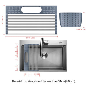 Roll-up Drying Foldable Rack for kitchen sink